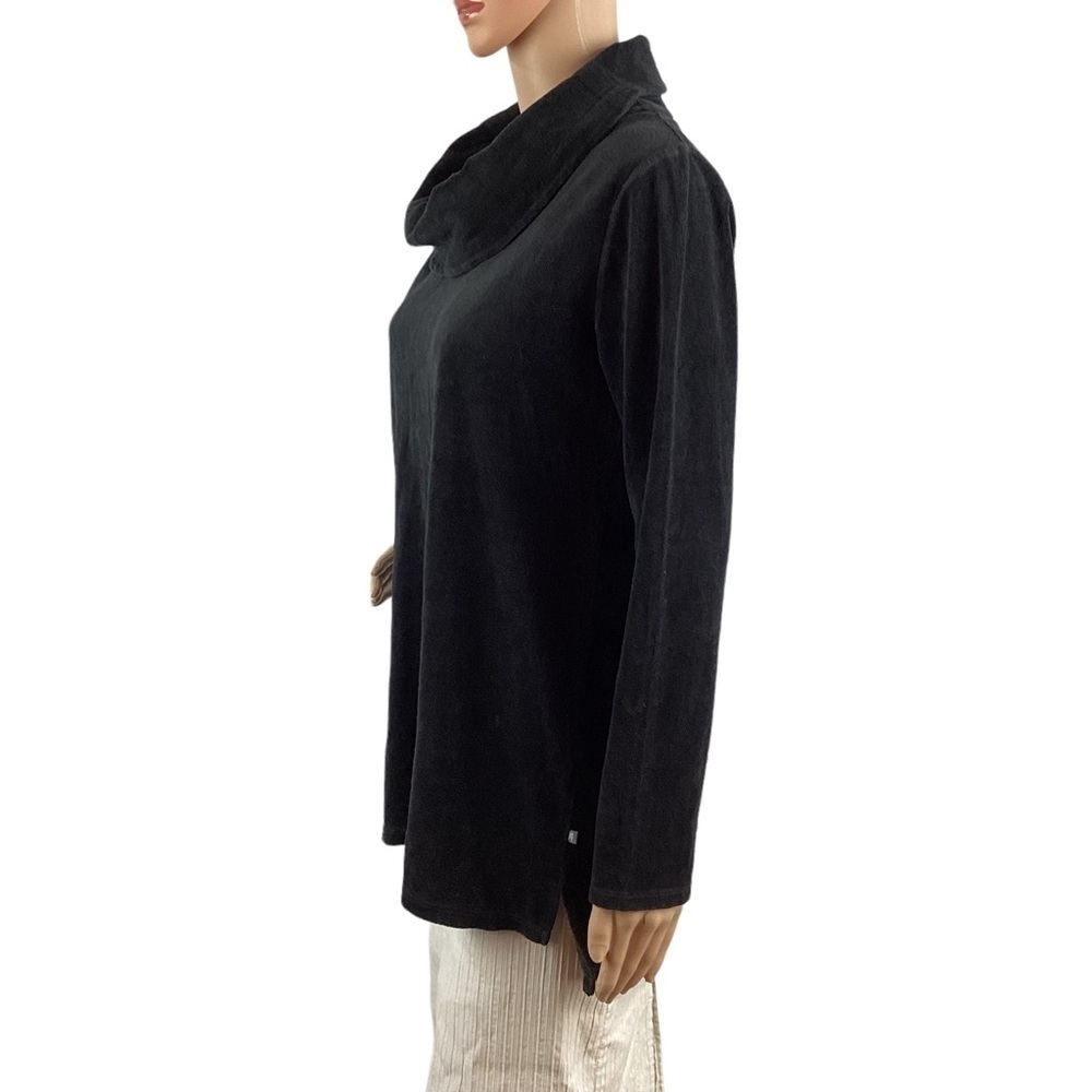Victoria's Secret Top Size S Black Velour - Picture 4 of 7